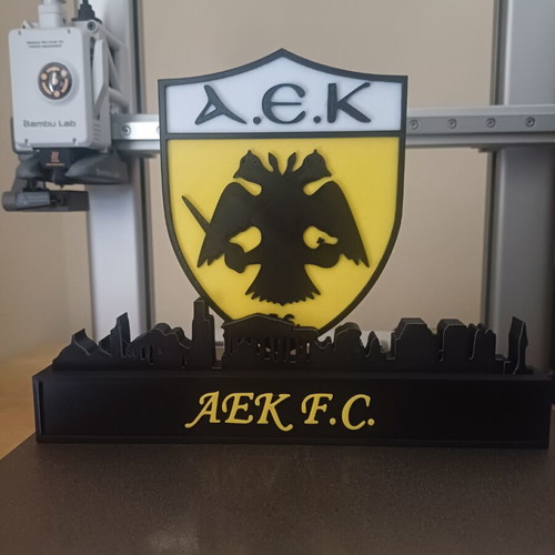 AEK F.C. 3D printed decorative stand new