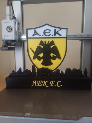 ΑΕΚ F.C. 3D Printed διακοσμητικό stand καινούργιο