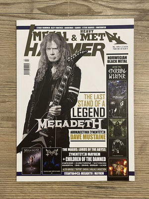 Metal Hammer #494 περιοδικό με Megadeth και Dave Mustaine