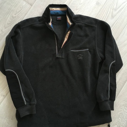 Paul & Shark fleece pullover size M used, colorful