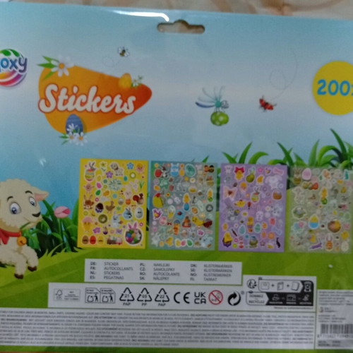 Easter stickers pack of 200 new