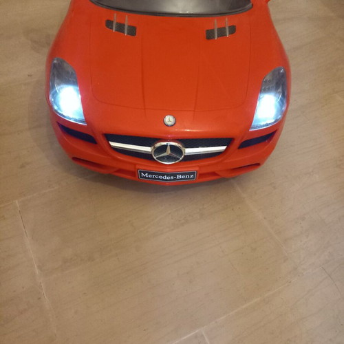 Mercedes electric kids car, red