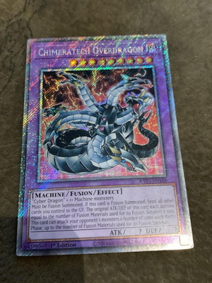 Chimeratech Overdragon Yu-Gi-Oh κάρτα καινούργια, αυθεντική