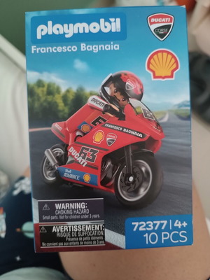 Playmobil Shell Francesco Bagnaia toy sealed, like new