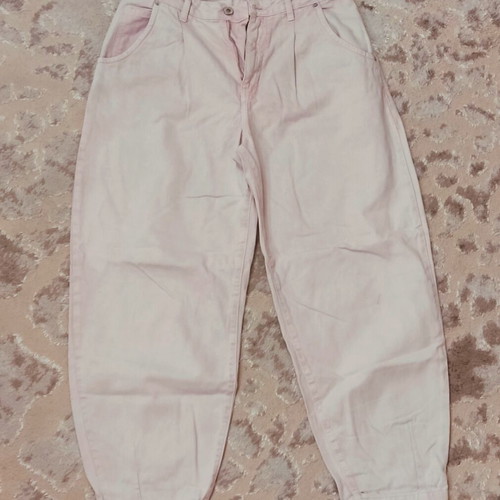 Zara Balloon Jeans pink like new, size S 36 8