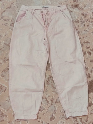 Zara pink balloon jeans like new size M