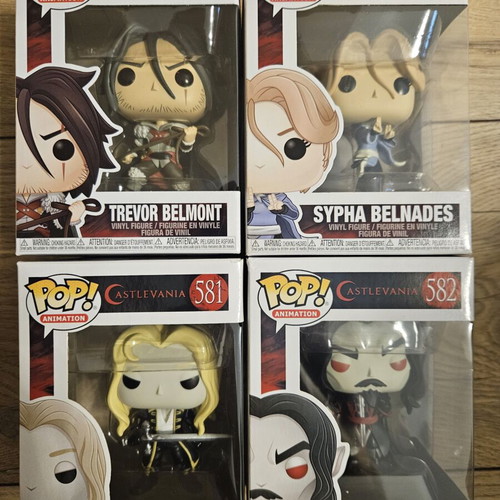 Castlevania Funko Pops bundle of four like new with boxes