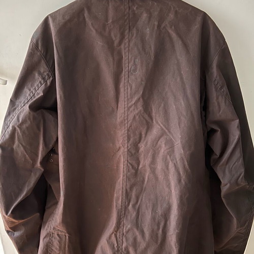 Barbour Vendor Wax Jacket new, rust brown and red, size XL