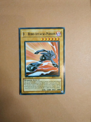 Συλλεκτική κάρτα Yu-Gi-Oh D· Hero attacks person καινούργιο