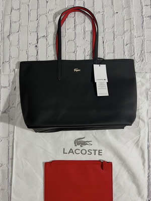 Lacoste shoulder bag new, black