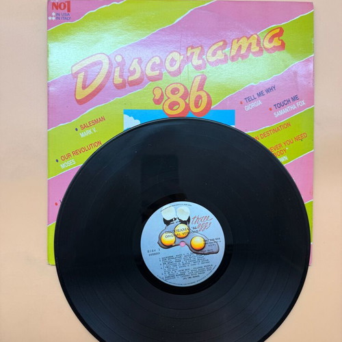 Discorama '86 vinyl used, Italo-Disco and Pop compilation