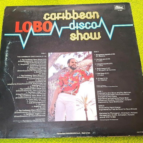 Lobo The Caribbean Disco Show LP μεταχειρισμένο, ηλεκτρονικό είδος
