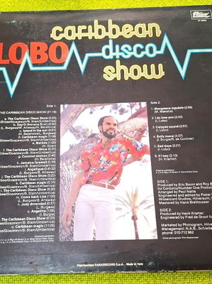 Lobo The Caribbean Disco Show LP μεταχειρισμένο, ηλεκτρονικό είδος