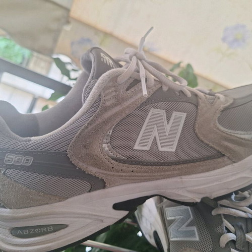New Balance 530 men's shoes used, gray, size 46.5