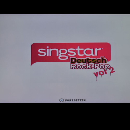 SingStar Deutsch Rock-Pop Vol.2 PS2 used karaoke game