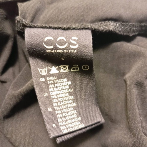 Cos mid-length dress like new, black, size S
