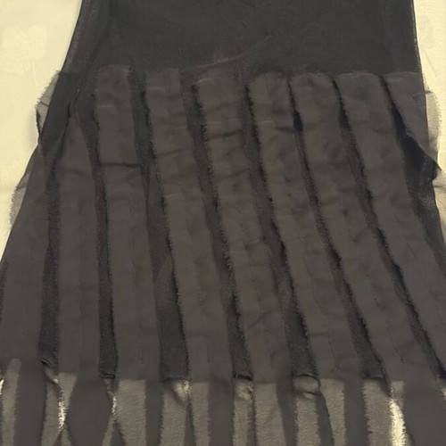 Celestino black pareo skirt for swimwear used, one size fits large
