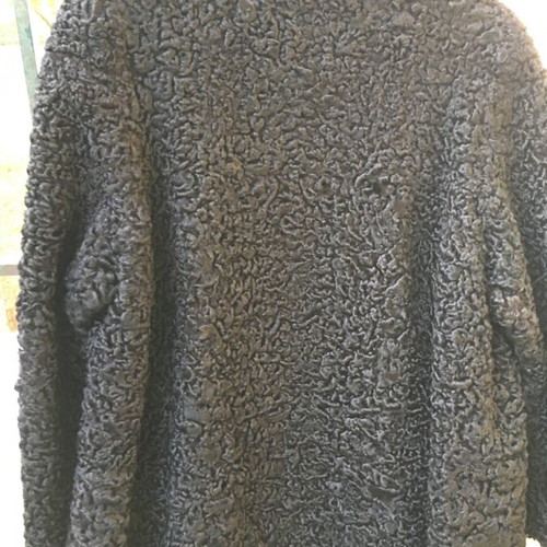 Astrakhan fur black like new