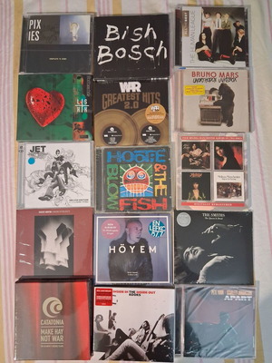CD collection rock, all new sealed