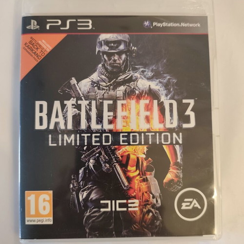 Battlefield 3 Limited Edition PS3 game like new, PAL