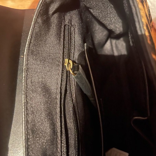 Aldo shoulder bag made of genuine leather like new, black and brown
