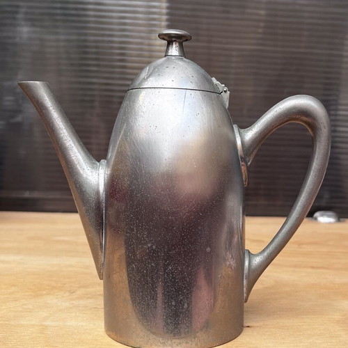 Vintage Antique Aluminum Kettle used, produced in USSR 1950-60