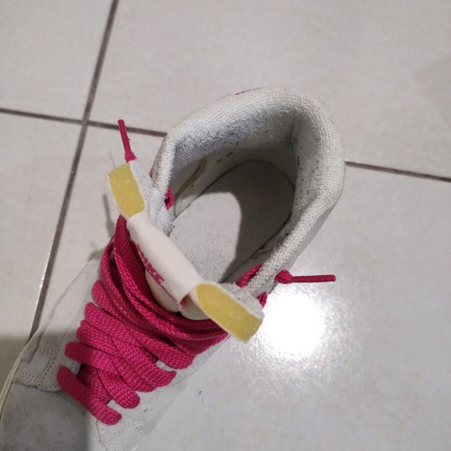 Nike Blazer Mid suede used, grey with pink details