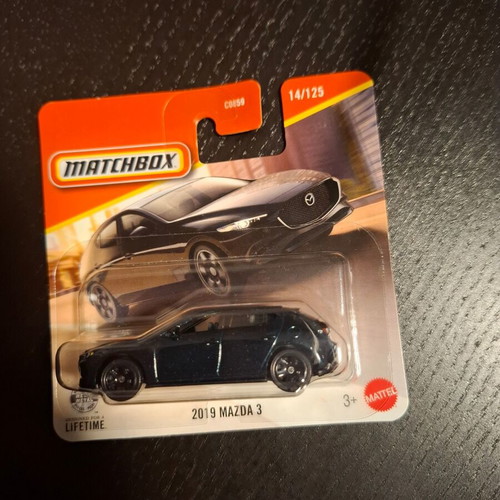 2019 Mazda 3 Matchbox car new in box