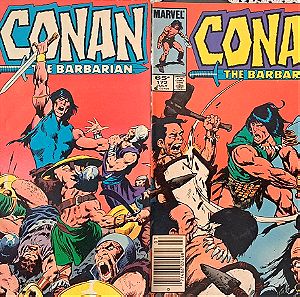 3 τεύχη Conan the barbarian #171 #172 #174  Marvel Comics Κοναν ο βαρβαρος