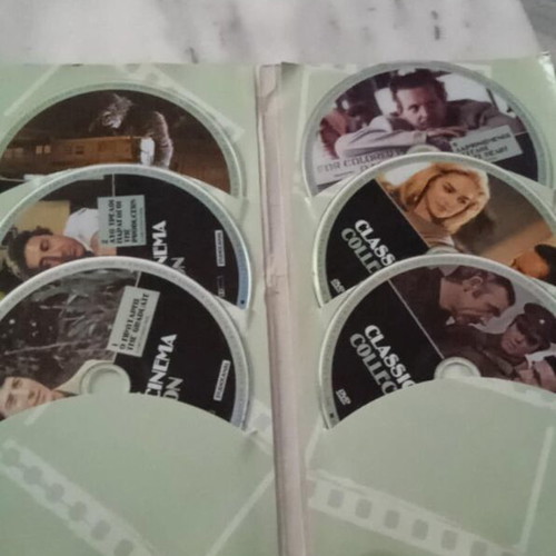 DVD collection used 6 classic cinema movies with subtitles