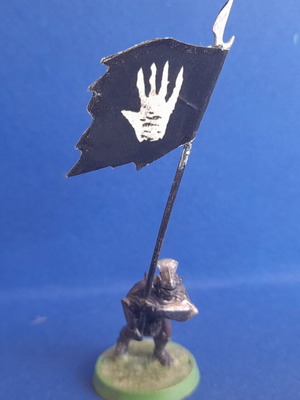 Uruk-hai Banner Bearer φιγούρα μεταχειρισμένη, Games Workshop Lord of the Rings