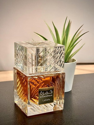 Lattafa Khamrah eau de parfum used 50 ml with 40% fragrance