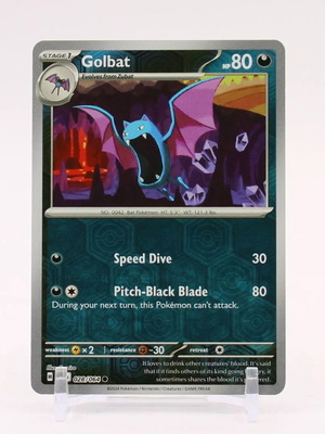 Golbat 028/064 Shrouded Fable Reverse Holo κάρτα Pokemon καινούργια συλλεκτική