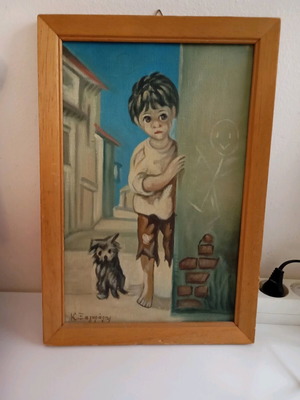 Old painting used