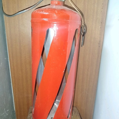 Fire extinguisher decorative lamp made to order, industrial style
