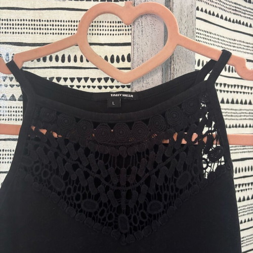 Black summer dress L Teyli like new for evening wear
