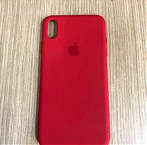 Original Apple Θήκη για iPhone XS Max Κόκκινη