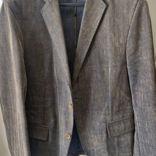 Bitsiani men's jacket like new, size 50, gray and beige