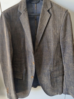 Bitsiani men's jacket like new, size 50, gray and beige
