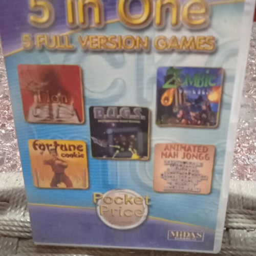5 in One PC Games Used with Zombie Wars