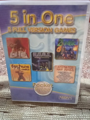 5 in One PC Games Used with Zombie Wars