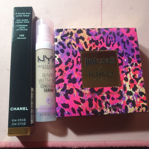 Chanel lipstick Kiko Milano blush Nyx concealer new set