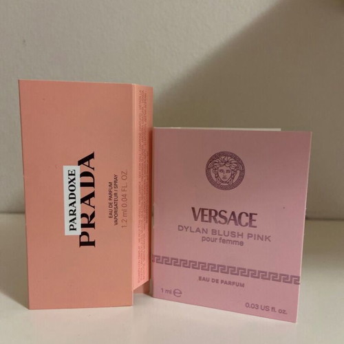Prada Paradoxe and Versace Dylan Blush Pink Mini Eau de Parfum New