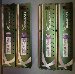 RAM DDR3 8GB (4x2GB) 1600MHz Kingston Hyperx genesis