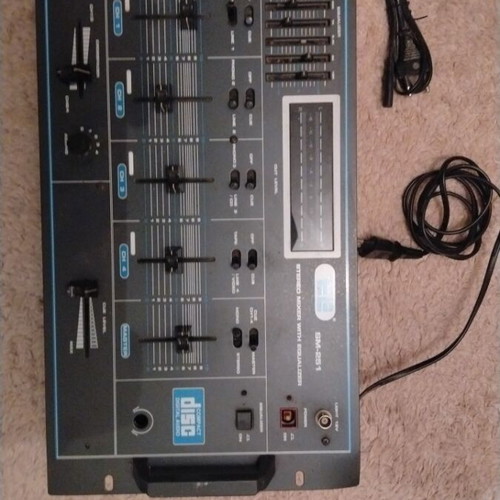 Tele SM-251 vintage stereo mixer with 4 channels and equalizer