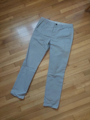 Allsaints γκρι chinos μεταχειρισμένα, slim fit, μέγεθος L