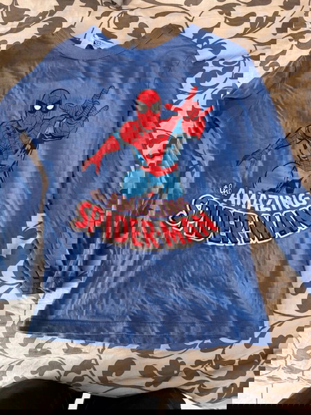 110-116 4-6 Spiderman μπλούζα