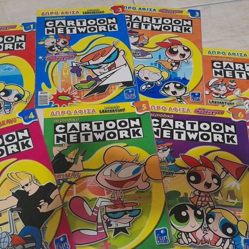 Cartoon Network magazine new, 7 issues 2004 Fun media