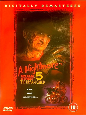 A Nightmare on Elm Street 5 The Dream Child DVD μεταχειρισμένο, τρόμου φαντασίας
