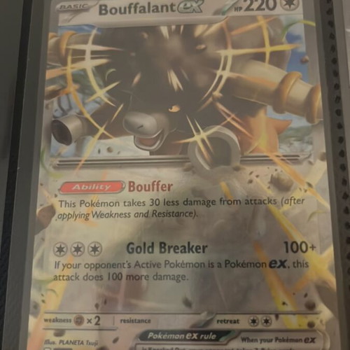 Buffalant EX Pokemon card new
